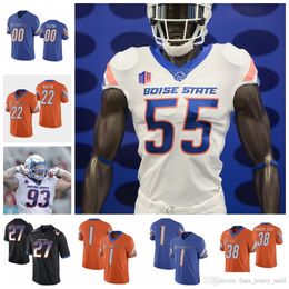 NCAA Boise State Broncos College Football Jerseys Leighton Vander Esch Jersey CT Thomas John Hightower Akilian Butler Jerseys Custom Stitched Jersey Shirt