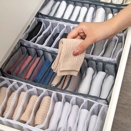 Storage Bags Bra Organiser Box Dormitory Home Closet Drawer Organisers For Underwear Socks Cabinet Separated Foldable