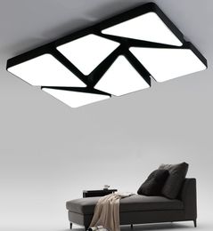 Horsten Modern Creative Acrylic LED Ceiling Lights For Living Room Bedroom Minimalist Black White Ceiling Lamp LED Home Lighting