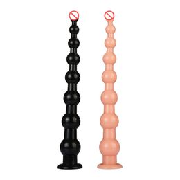 45cm Long Anus Backyard Beads Anal BallsAnal Plug With Suction Cup Prostata Massage Butt Plug Sex Toys for Women Men Adults Products