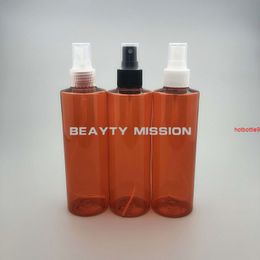 BEAUTY MISSION 250ml 24 pcs Red PET Plastic Spray Mist Bottle With Black/Transparent/White Atomizer Cosmetic Perfume Containergood qualtity