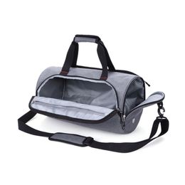 Waterproof Shoulder Sport Bag for Shoes Storage Fitness Yoga Training Bags Fitness Handbag W2-021 Q0705