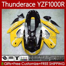 Bodys Kit For YAMAHA Thunderace YZF 1000 R 1000R YZF1000R 96-07 87No.112 YZF-1000R 96 03 04 05 06 07 YZF1000-R 1996 1997 1998 1999 2000 2001 2002 2007 Fairing Yellow blk