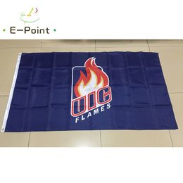 NCAA UIC Flames Flag 3*5ft (90cm*150cm) Polyester flag Banner decoration flying home & garden flag Festive gifts