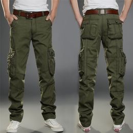 Multi-Pocket Casual Pants Men Military Tactical Joggers Cargo Pants Men's Outdoor Hiking king Sweatpants Male Hip Hop Bottom 220311