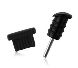 Universal Dock plugs and 3.5mm earphone jack plug set for smart phone protection and anti-dust proof