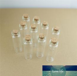 15ml Storage Mini Packaging Glass Bottles With Cork DIY Crafts Jars Tiny Transparent Wedding Gift