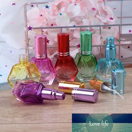 1PC 10ml Colorful Glass Perfume Bottles Spray Refillable