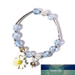 Beautiful Gifts Daisy Flower Bracelets Elegant Colourful Bangles for Women Fashion Jewellery Plant Bracelet Charm Bracelets