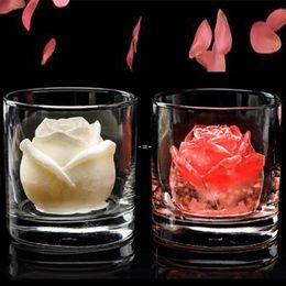 Ice Tray Beautiful Rose Icing Mould Party Decoration Silicone Mould Cold Drink Shop Homemade RRB13785