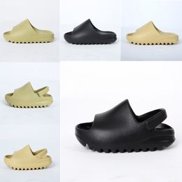 slipper Bone Slides Infant New Born Baby Shoes Resin Slip On Soot Boys Girls Children Sandals With Box Size 23-35