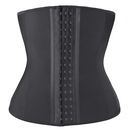 Latex Cotton Lycra Waist Trainer Women Sweat Belts For Women Corset Tummy Body Shaper Fitness Modelling Strap Waste Trainer 201222