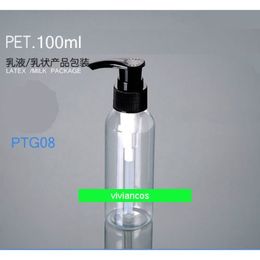 1000pcs Mini Plastic 100ml Small Empty Lotion Bottle Refillable shampoo cream pump bottles