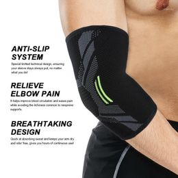 Elbow & Knee Pads 1PCS Support Compression Brace Exercise Weightlifting Fitness Breathable Arm Guards Running Sleeves1