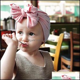 Caps & Hats Accessories Baby, Kids Maternity 42 Colours Cute Infant Toddler Unisex Ball Knot Indian Turban Cap Spring Autumn Baby Bow Hat Sol