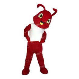 Festival Dress Red Ant Mascot Costumes Carnival Hallowen Gifts Unisex Adults Fancy Party Games Outfit Holiday Celebration Cartoon Character Outfits