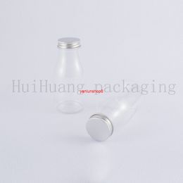 20pcs 300ml Refillable Bottle The Aluminum Cap Transparency Plastic Screw Bottlegood package