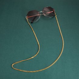 Punk Men Metal Glasses Chains Fashion Lanyard for Face Women Sunglasses Strap Eyeglass Chain on The Neck Gold Plated
