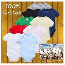 Baby Clothing 100% Cotton Summer Boy Sleepsuit Girl Bodysuit born Onesie Infant Sweatshirt Jumper roupa de bebes Jumpsuit 220211
