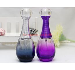 Useful 500 pcs/lot 20ML metal Aluminum Empty Glass Perfume Refillable Bottle Spray Atomizers Bottles Party Colorful