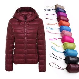 5XL 6XL 7XL Winter Women Ultra Light Duck Down Jacket Women Long Sleeve Jackets Warm Hooded Coat Parka Female Outwear Plus Size LJ200813