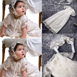 Baby Girl Dress Newborn Clothes Prom Dresses Princess 1-2 Year Birthday Girl Outfit 6 Months NewBorn Christening Baptism White