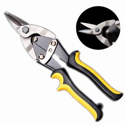250mm 10" Multifunctional Steel Straight Aviation Scissor Metal Tin Snip Shear Cutting Hand Tool Wireman Home DIY Accessories Y200321