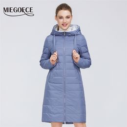 MIEGOFCE New Design Spring Jacket Women's Coat Windproof Warm Female Parka European and American Female Model Women's Coat 201217