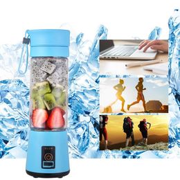 Portable USB Electric Fruit Juicer Machines Handheld Smoothie Maker Blender Stirring Rechargeable 380ml Mini Juices Cup