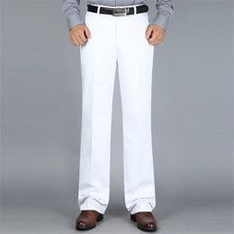 ICPANS Big Size 29-40 42 44 Formal Pants Men Straight Stretch Loose Overalls High Waist Cotton Black White Office Trousers Man 201217