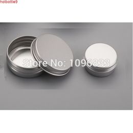 10G Aluminum Cosmetic Cream Jar, Empty Metal Jar Screw Lid, 10ML Box, Tins Packing Container,100pcs/Lothigh quatity