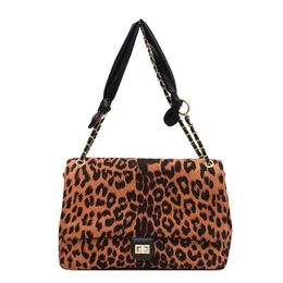 Brown White designer handbags large capacity one-shoulder underarm leopard new handbags tote bags for women travel bag