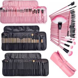 32Pcs Professional Makeup Brush Storage Case Kit Eyes Cosmetic Brushes Set Hot #24
