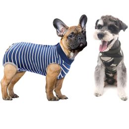 Dog Recovery Suit Pet Cat T-Shirt Medical Surgical Comfortable Clothes Post-Operative Vest After Surgery Wear JK2012XB