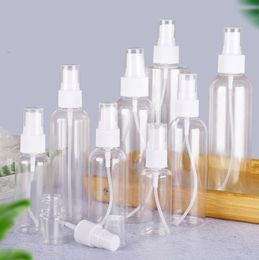 500pcs 100ml Refillable Container Empty Cosmetic Containers Plastic Mini Transparent Empty Spray Bottles