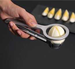 Stainless Steel Egg Manual Boiled Eggs Section Cutter Cutter Kitchen Multi-Function Egg Slicer Kitchen Tools Gadgets Accessories ZY1068