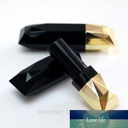 50pcs/lot Black Diamond Shape Lipstick Tube, High Grade Plastic Empty Lip Balm Bottle, DIY Creative Cosmetic Lip Rouge Package