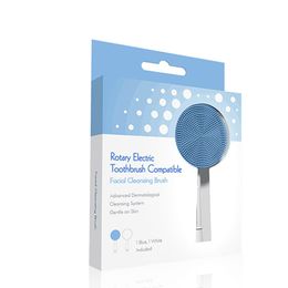 Silicone Facial Cleansing Brush Replacement Head Compatible With Electric Toothbrush 2pcs A Box(set)