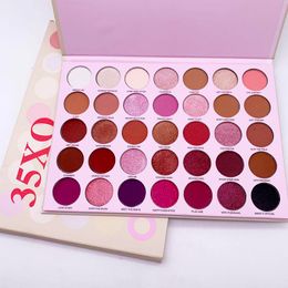 HIGH Quality In Stock!!Makeup 35 Colours Eyeshadow Palette 35XO Eye Shadow Nude Matte Shimmer Palette Powder Natural Face Beauty Cosmetic