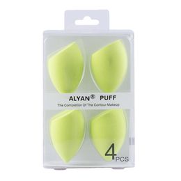 4pcs/set Non-latex Foundation Makeup Puff Sponge Blending Bevel Cut Beauty Egg Set DHL