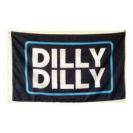 Dilly Dilly Cool Beer Flags Funny Banner for College Dorm Room 3 x 5 Foot With Two Brass Grommets