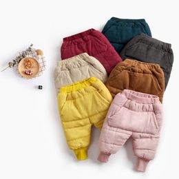 Baby Winter Pants Boys Girls Thicken Warm Big PP Pants - Baby Boy Clothes Unisex Casual Kids Trousers Infantil Toddler LJ201012