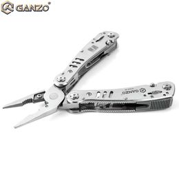 Ganzo G302H G302-H Motor Multi Pliers Tool Kit Nylon Pouch Nice Combination Stainless Steel Folding Knife Pliers For Camping Y200321