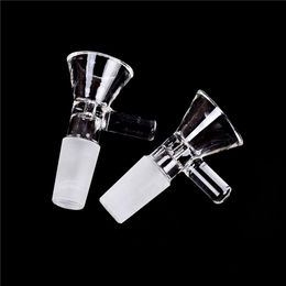 Glass Smoking Adapter for Glass Bong 14mm 18mm Female To Male Quartz Banger Bowl Thick Forsted Pyrex Glass Water Pipes