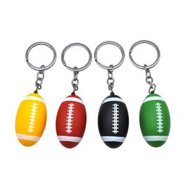 Metal pipe Rugby mini Aluminium alloy pipe portable key chain pipe