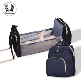 Travel Baby Bed Backpack Diaper Mommy Maternity for Mom Nappy Large Capacity Babies Stroller Bag Drop Shipping 201120