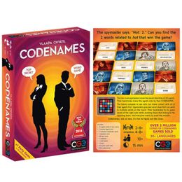 2021 Czech and Games Codenames Action Confidential Code Explosive Board Card Chess Toys puzzle game Spot