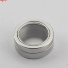 25ml Metal Aluminium Round Tin Cans Box Cosmetic Cream Jar Portable Makeup Accessory 50pcs/lot Bottling Lightweight Roundgood quantity