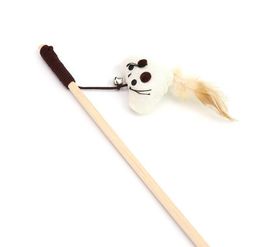 Pet Cat Catnip Natural Wooden Cat Toy With Bell Teaser Rod Bar Protecting Furniture jllWvq bdebag