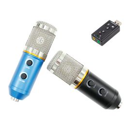 MK-F200FL USB Condenser Microphone With Tripod For Computer Condenser Studio Video Recording Karaoke Mic